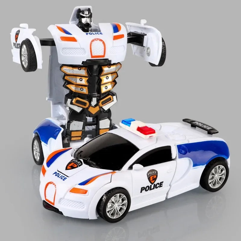 Shape-shifting AutoRobot Car Toy inertial impact one-button puzzle collision M30