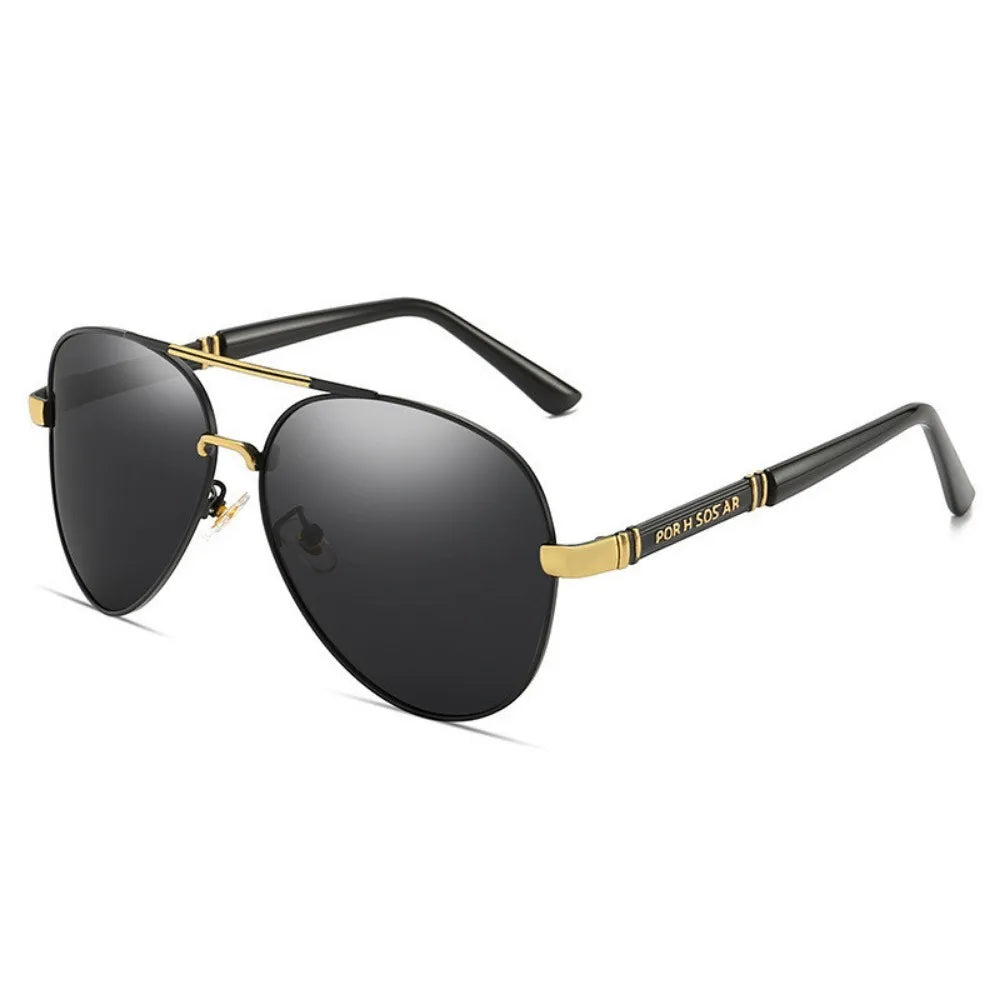 Aviator Sunglasses for Men Polarized Original Classic UV400 Light Frame UV Protection Mens Sun Glasses Sun Protection Fishing Sh