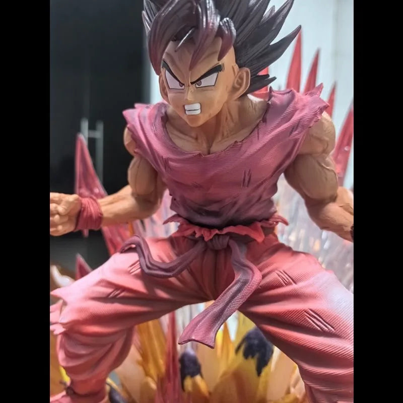 38CM Anime Dragon Ball Z Kaiouken Goku Figure Super Saiyan Son Goku Action Figurine PVC Statue Collection Model Toys Gifts