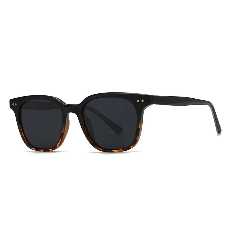 JNPCXI New Polarized Fashion Square Sunglasses Women Shades UV400 Retro Rivets Men Trending Sun Glasses Shades UV400