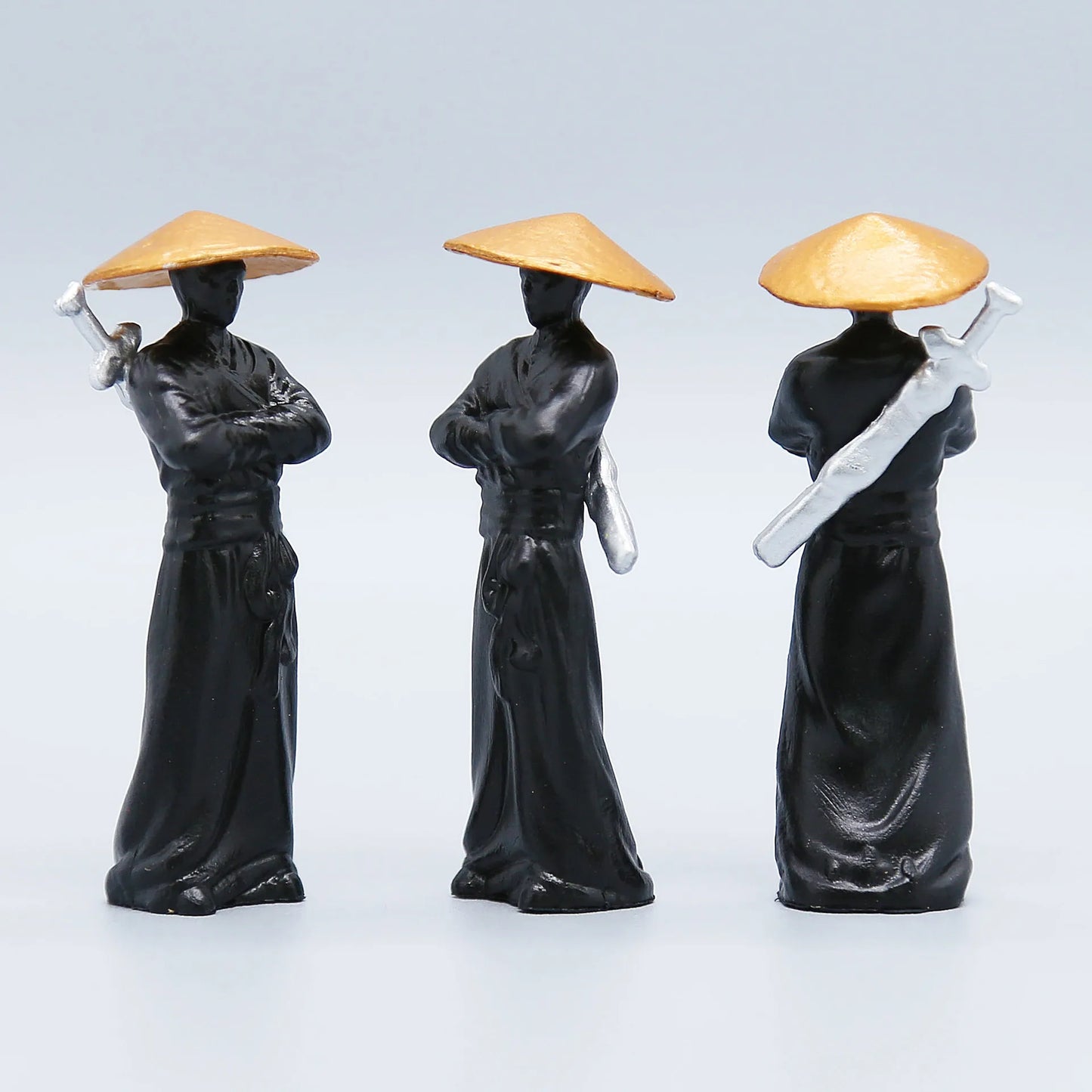 Swordsman Statue Car Dashboard Decoration Chinese Style Retro Mininature Figures