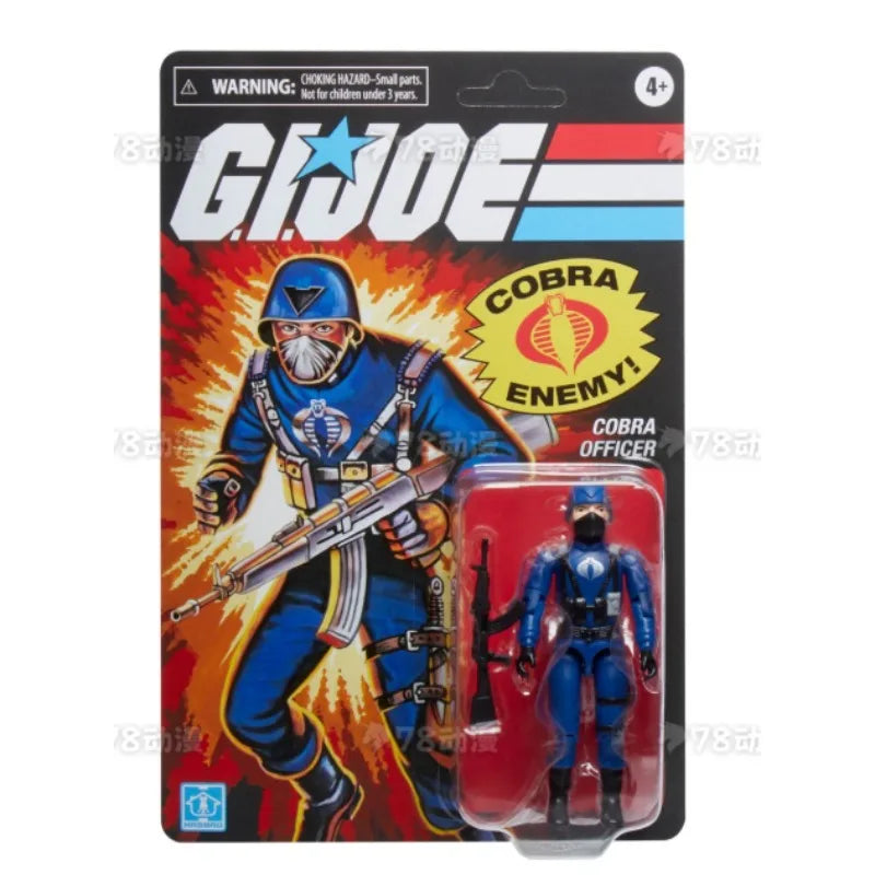 Original Hasbro G.I. Joe Classified Series Retro Collection Cobra Officer & Cobra Trooper 2-Pack Anime Figures Toys Models