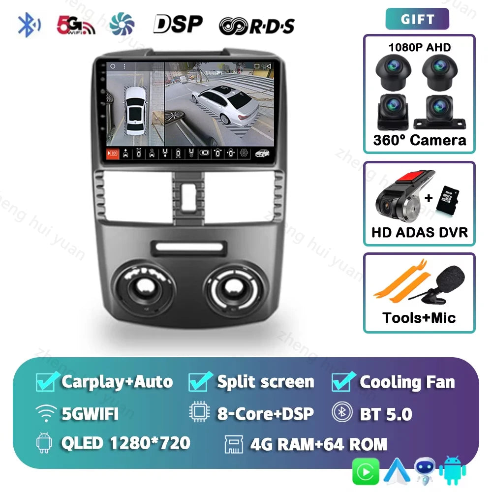 Android 15 For Toyota Rush J200 1 2006 - 2018 2K QLED Android Car Radio Multimedia Video Player GPS stereo CarPlay Head Unit 4G