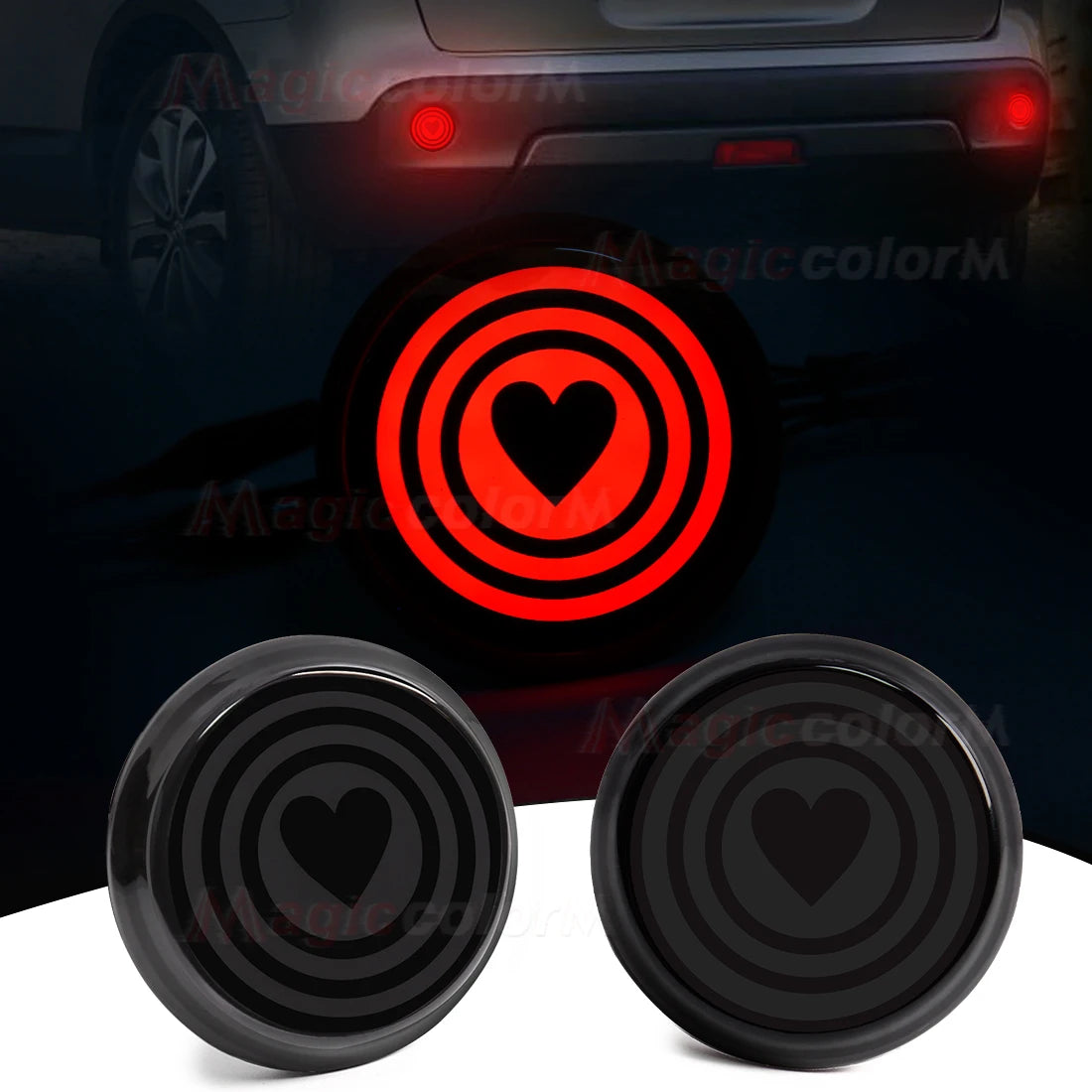 For Toyota Corolla 2008 2009 2010 LED Rear Bumper Reflector Lights For Nissan Qashqai X-Trail Brake Running Lamp Car Accessories