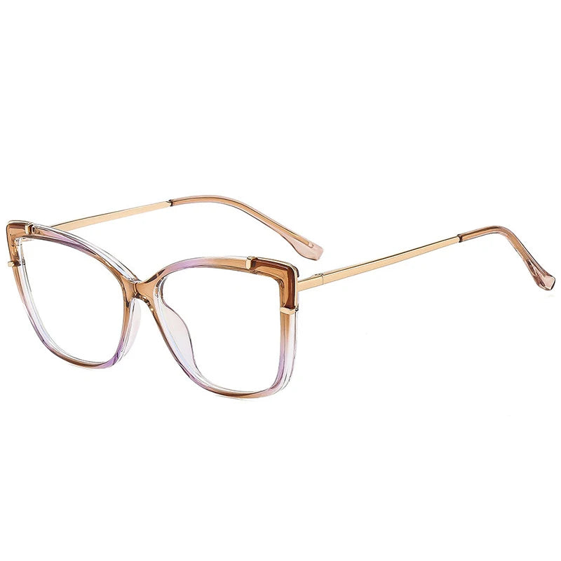 JNPCXI New Comfortable TR90 Square Vintage Computer Eyeglasses Glasses Frame Optical Spectacle Anti-blue Prescription Glasses
