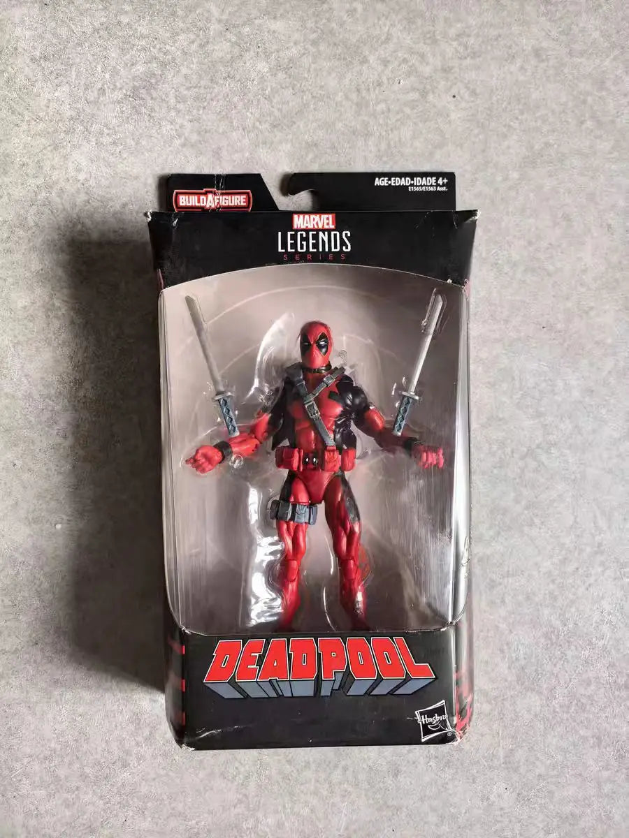 Original Hasbro Marvel Legends SPIDER-MAN/DARK BEAST/DEADPOOL/DEATHLOK/CAPTAIN AMERICA/WINTER SOLOIER/ WAR MACHINE Anime Figure