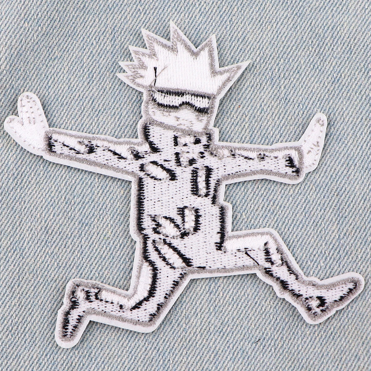 Gojo Satoru Clothes Patches Embroidered Diy Iron on Patches for Clothing Jacket Badges Sewing Stickers Applique Anime Patches