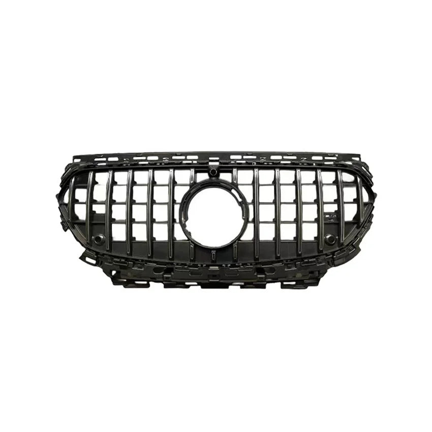 Front Grill Radiator Grille For Mercedes E-Class W214 S214 2024-2025 Gloss Black Chrome Trim Bumper Mesh Panel Replacement  ABS