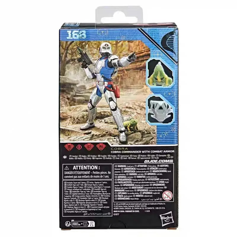 Original Hasbro G.I. Joe Classified Series 168 Cobra Commander Combat Armor Anime Figure Collection Toys Ornaments