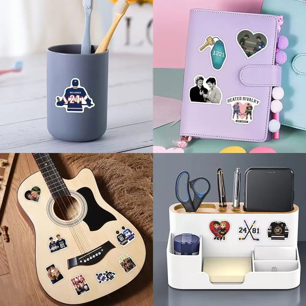 60PCS TV Series Heated Rivalry Stickers DIY Skateboarder Mobile Phone Case Notebook Water Cup Waterproof Gift Stickers