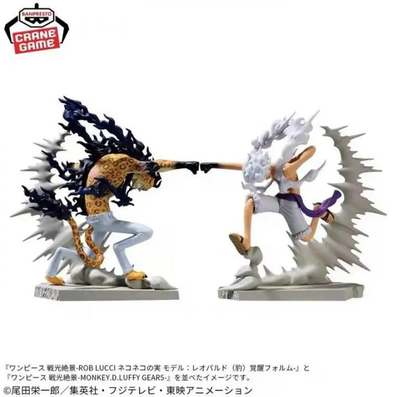 Special Offerin stock BANDAI BANPRESTO ONE PIECE Egghead Island Animation peripherals Mol Garage Kit Ornaments boys favorite gif