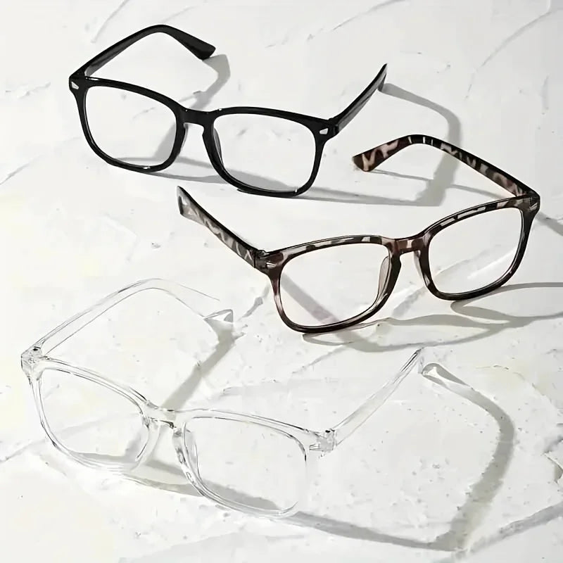 3 Pack Korean Women's&men's Anti-radiation/anti-blue Light Glasses Computer Glasses