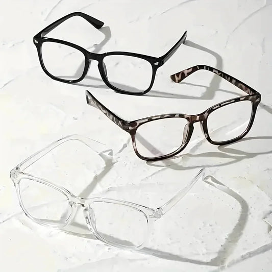 3 Pack Korean Women's&men's Anti-radiation/anti-blue Light Glasses Computer Glasses