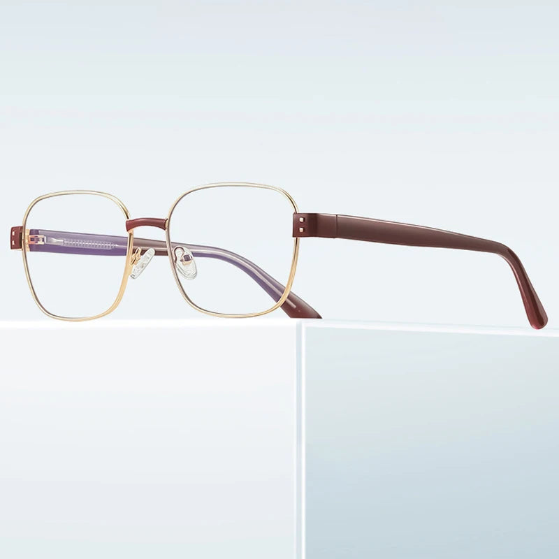 JNPCXI New Fashionable Oval Design Anti-Blue Light Eyewear Customizable for Women Myopia Prescritption Computer Eyewear