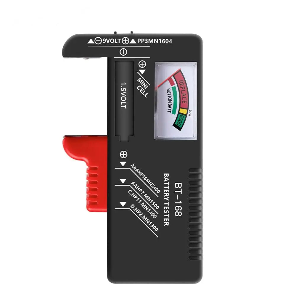BT-168 Battery Tester Universal Battery Checker Small Battery Testers for AAA AA C D 9V 1.5V Button Cell Household Batteries