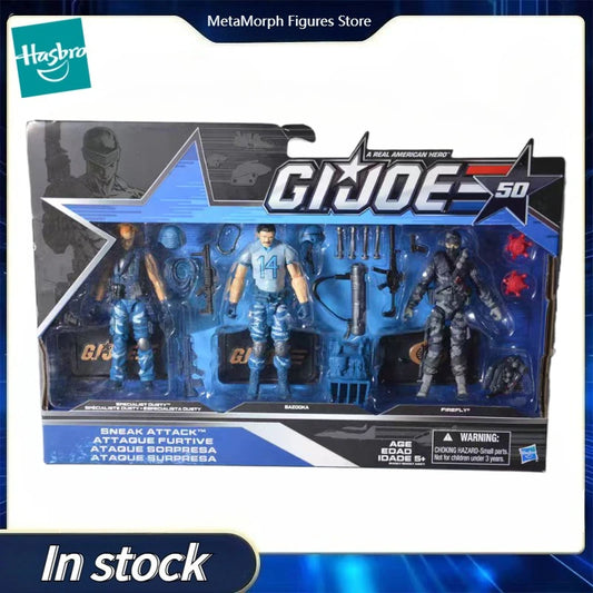 Original Hasbro G.I. Joe Classified Series A REAL AMERICAN HERO Specialist Dusty/bazooka/firefy Anime Figure Model Collection
