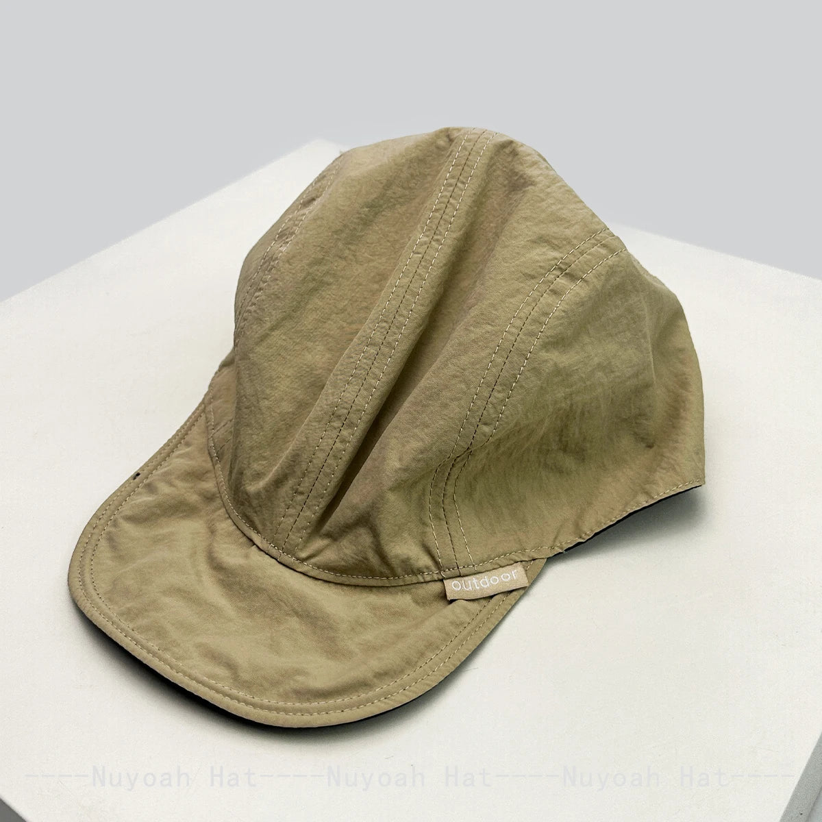 New Men Women Quick Drying Korean Letters Baseball Hats Sunshade Color Block Breathable Double-sided Wear Peaked Caps Versatile