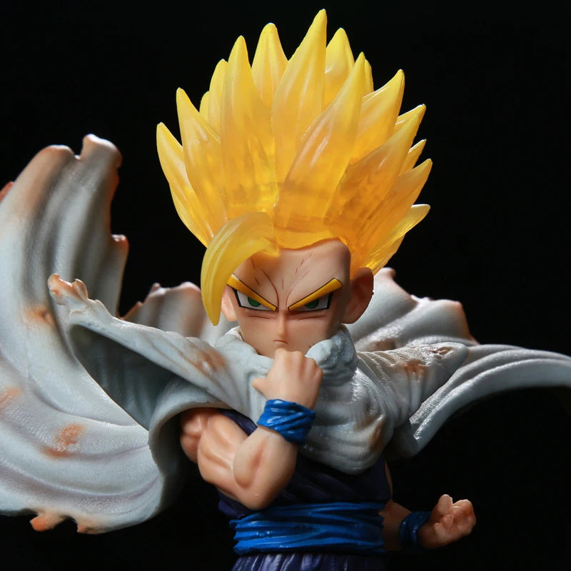 Anime Dragon Ball Figure Son Gohan with Led Light PVC Action Figures Super Saiyan GK Statue Collection Model Toys for Children