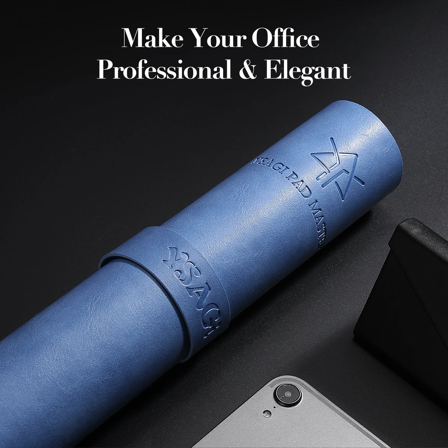 Office Leather Desk Mat, Mouse and Keyboard Pad, Computer and Laptop Mat, Desktop Protector and Cover, Writing Pad and Blotter