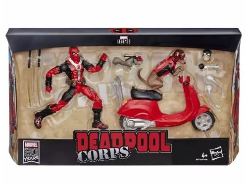 Original Hasbro Marvel Legends Series Deadpool Corps Anime Figure Toy Collection Gift