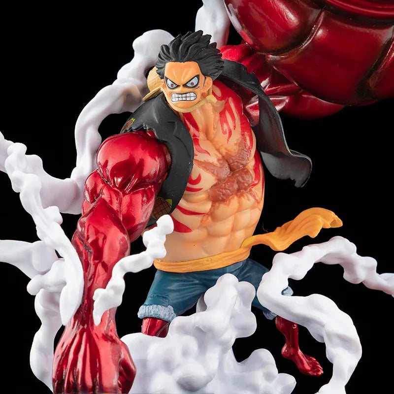22cm One Piece Fourth Gear Luffy Big Saru King Gun Big Fist Luffy Action Figure