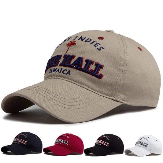 Men Letter Embroidery Baseball Cap Summer Visor Fashion Hip Hop Caps Snapback Women Casual Vintage Cotton Hat Unisex Adjustable