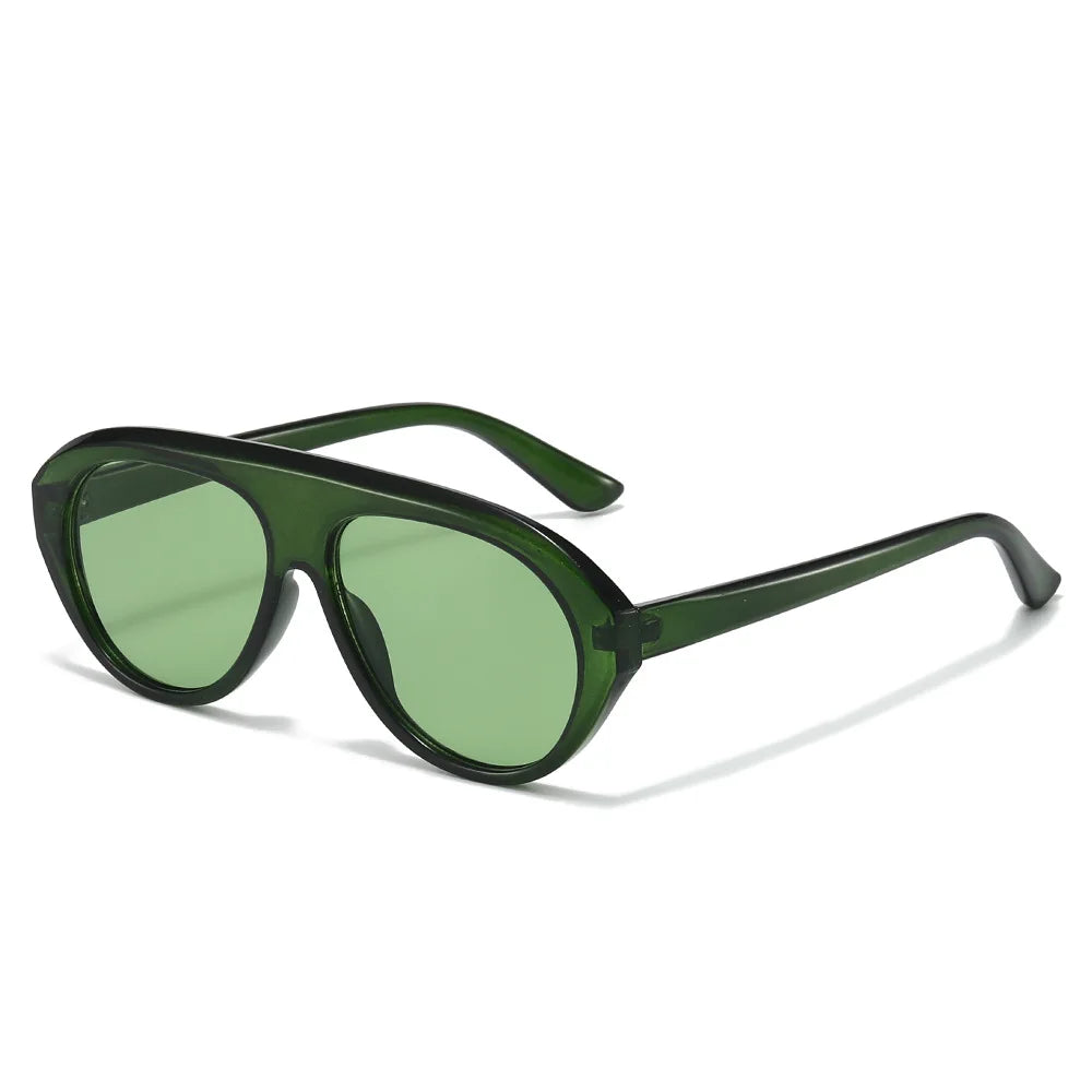 JNPCXI New Pilot Sunglasses Women Shades UV400 Fashion Gradient Men Punk Orange Gray Stripes Sun Glasses