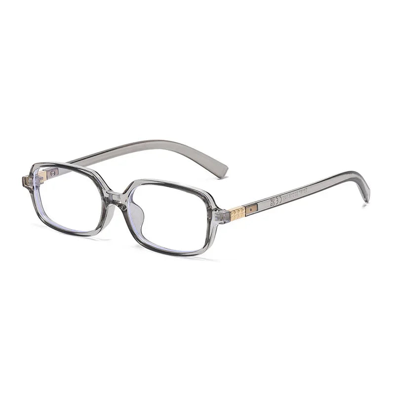 JNPCXI Fashion Women Small Rectangle Sunglasses Retro Leopard Shades UV400 Anti-Blue Light Glasses Frames