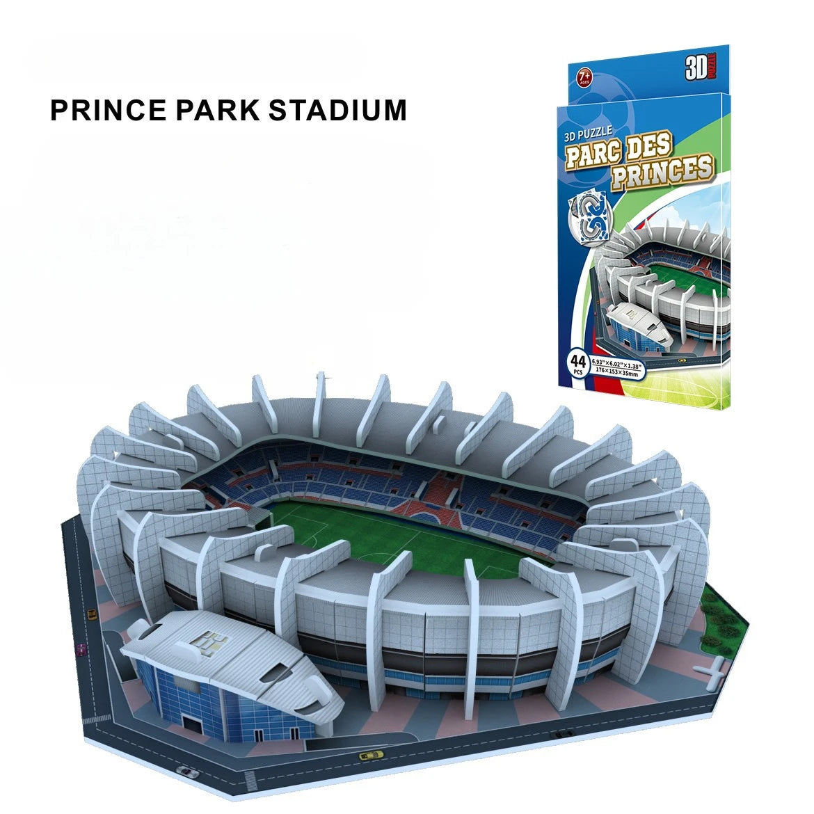 3D Stadium Puzzle Bernabeu Camp Nou Anfield Stadium  League Football Stadium Model, Famous Buildings Children's 3d Puzzle Toys