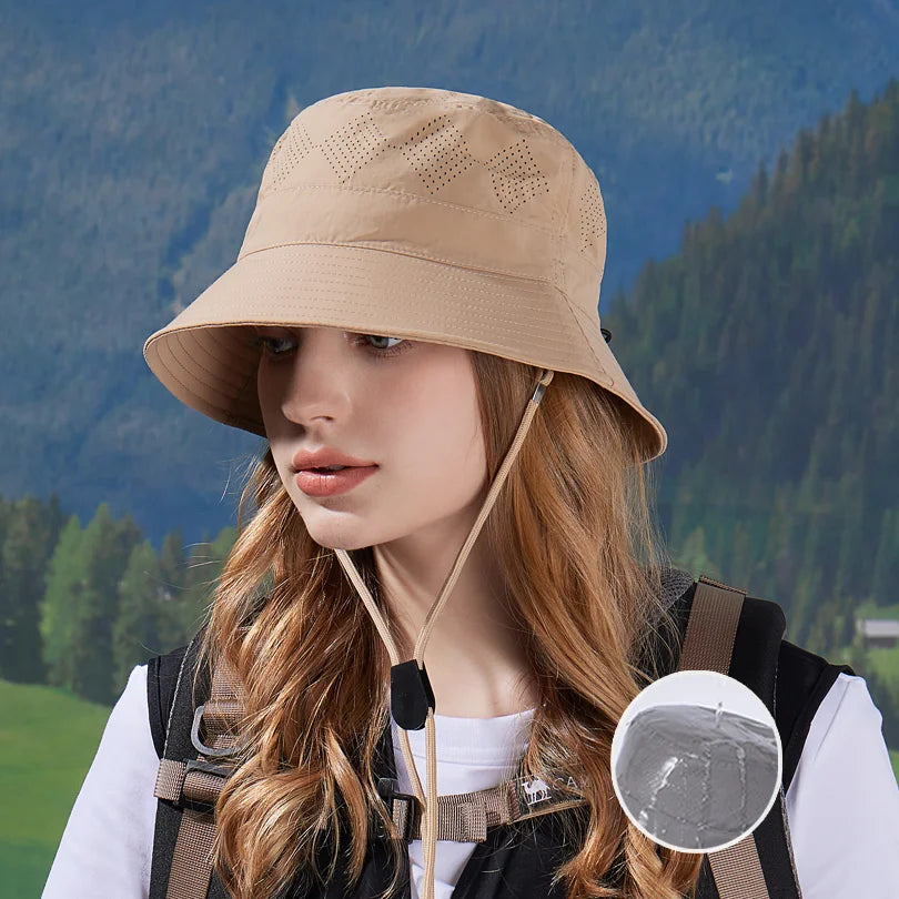 9263New quick-drying waterproof hat outdoor mountaineering fishing sunshade hat breathable small eared solid color fisherman