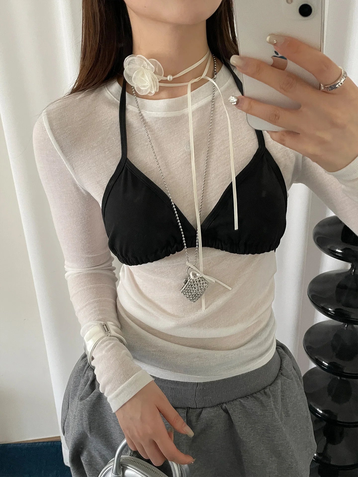 Fashionable Floral Waist Belt For Women Versatile Neck-Tie Waist Chain To Match Any Dress