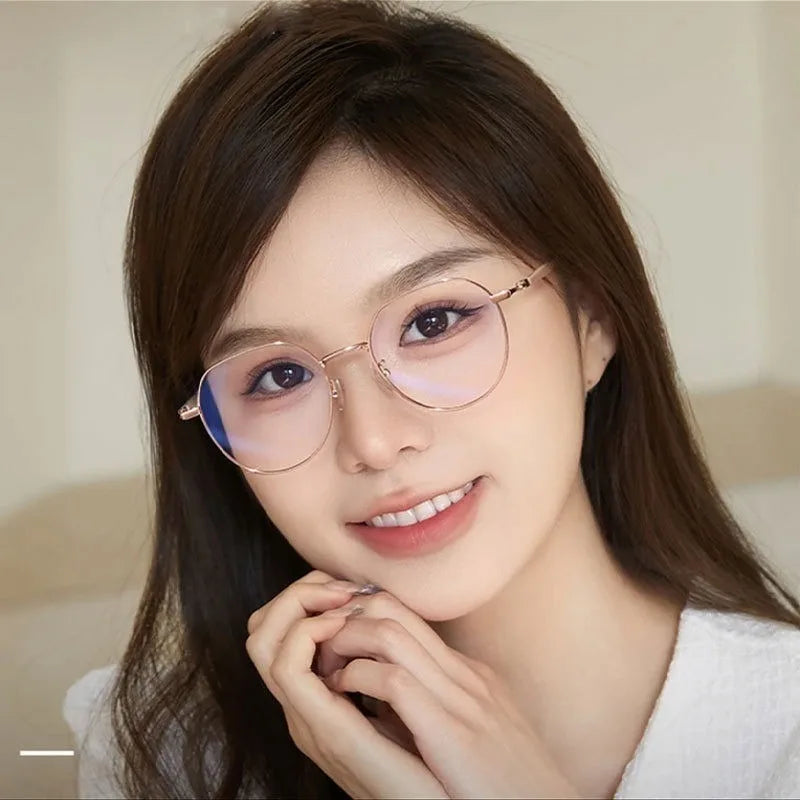 Fashion Reading Glasses for Women Men's Anti Blue Light Presbyopic Glasses With Grade +100 to +400
