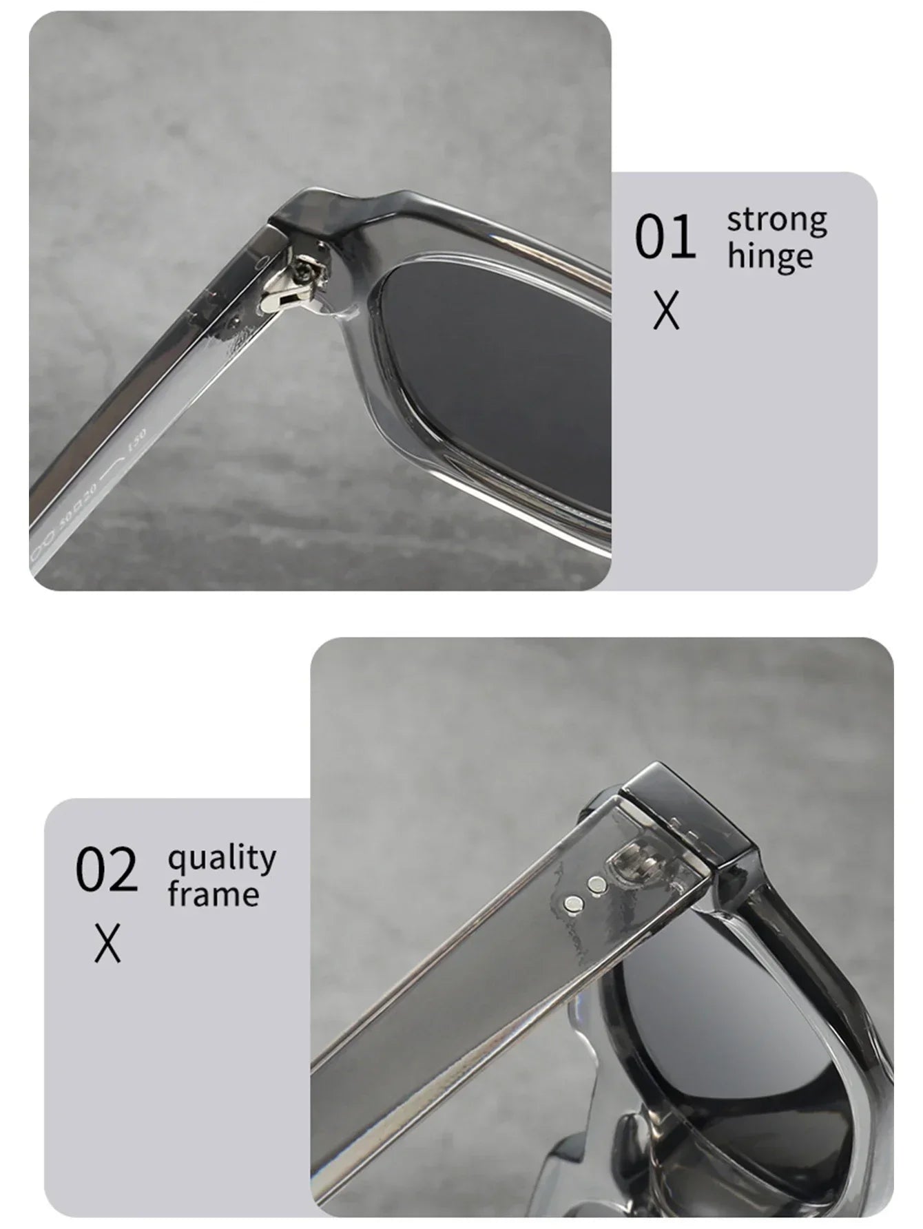 JNPCXI Retro Square Sunglasses Women Fashion Black Blue Shades UV400 Men Rivets Trending Sun Glasses