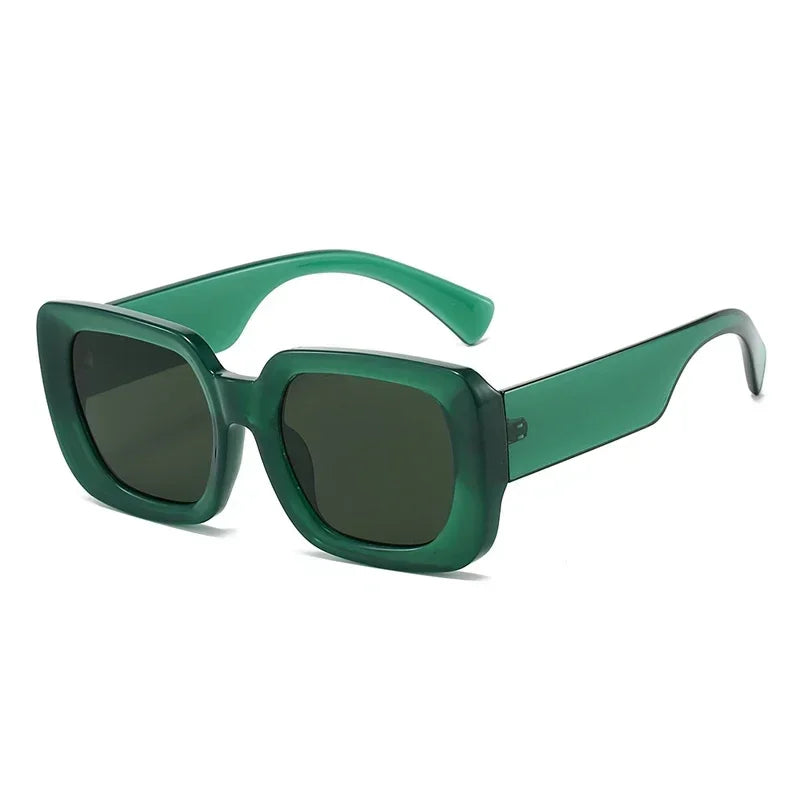 JNPCXI Square Ins Popular Fashion Women Sunglasses Retro Gradient Shades UV400 Men Trending Sun Glasses