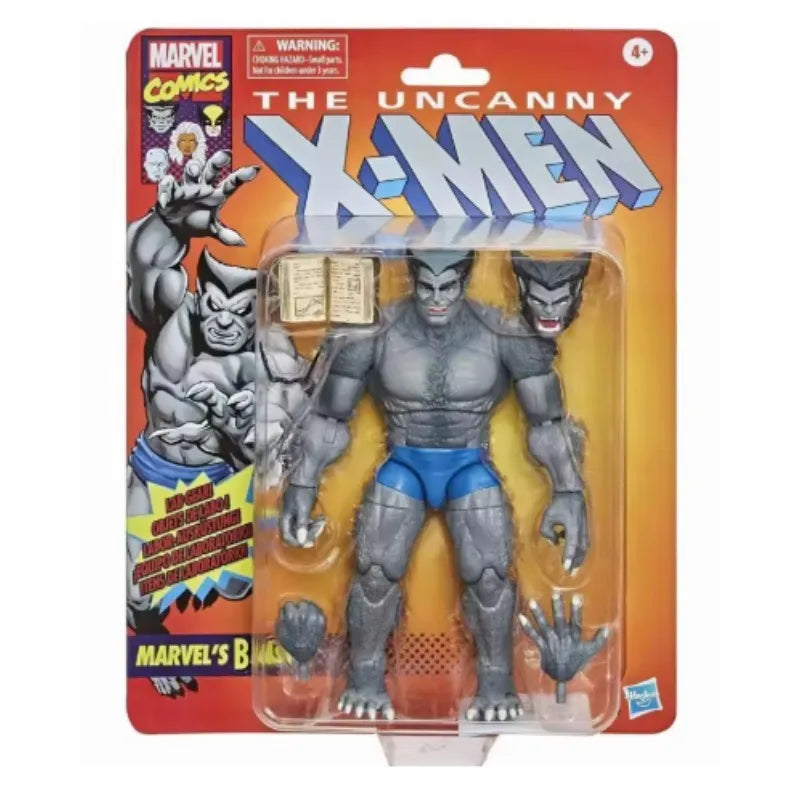 Original Hasbro Marvel THE UNCANNY X-Men Beast Anime Figure Toy Collection Model