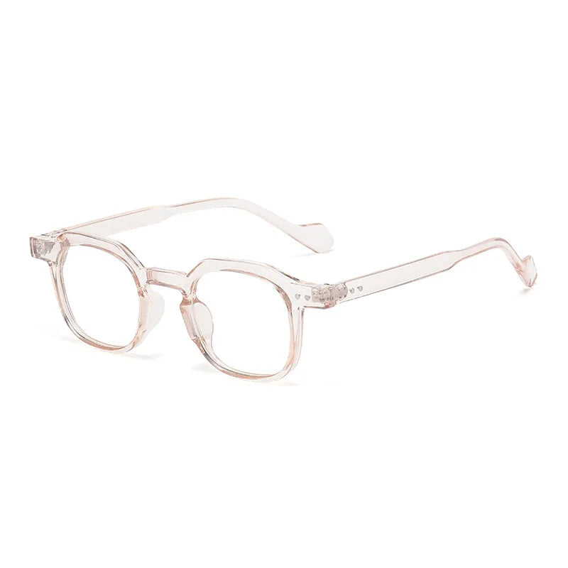 JNPCXI New Retro Small Square Men Glasses Frame Fashion Punk Eyewear Clear Anti-Blu-Ray Women Optical Frame Computer