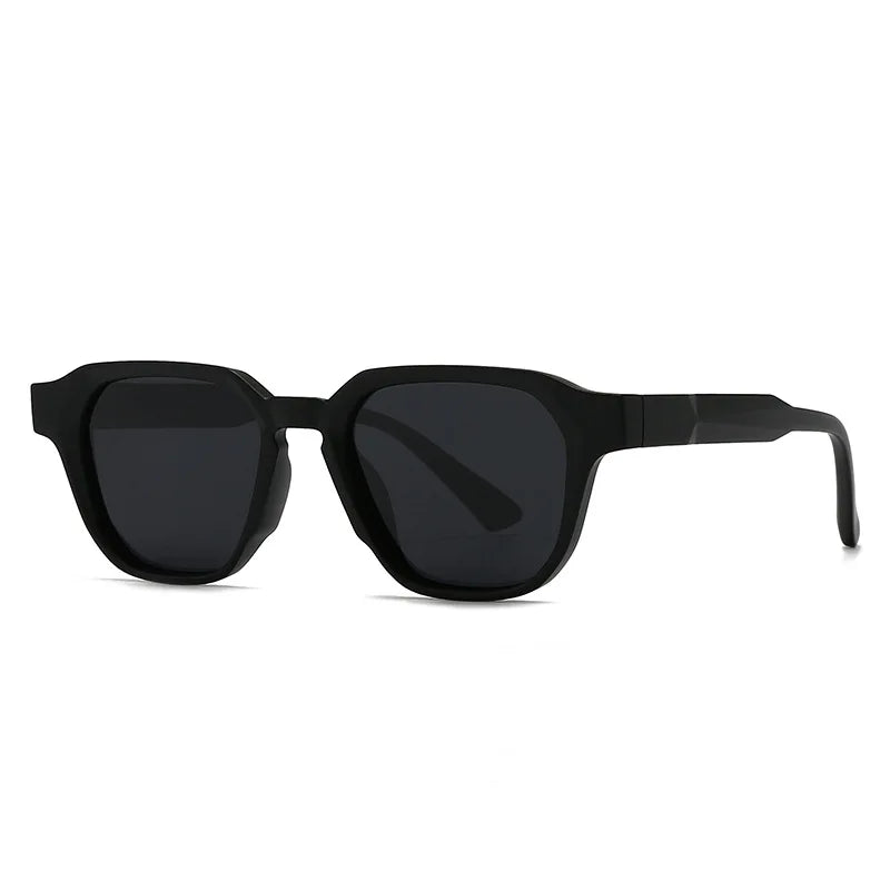 JNPCXI New Ins Popular Fashion Women Square Sunglasses Shades UV400 Retro Tea Tea Men Trending Sun Glasses