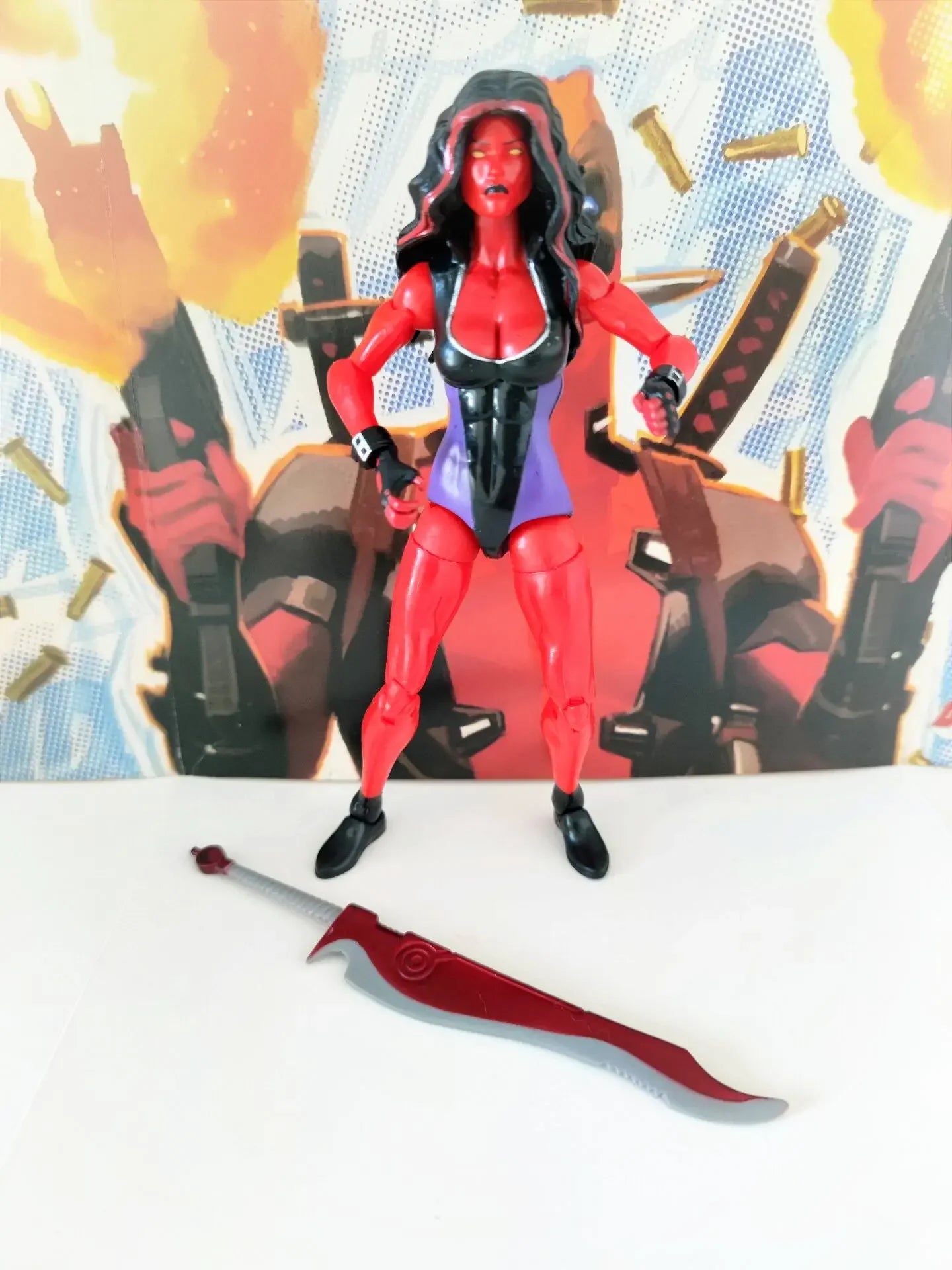 Marvel Legends Super Hero Red Hulkettes Hit Monkey Series 6" Action Figure Figurine Toy Doll