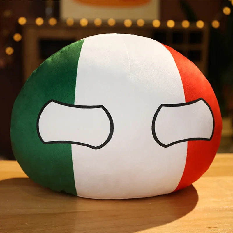 Country Ball Toys Plush Polandball Hand Warmer Pillow Countryball USSR USA FRANCE RUSSIA UK JAPAN GERMANY ITALY Decor