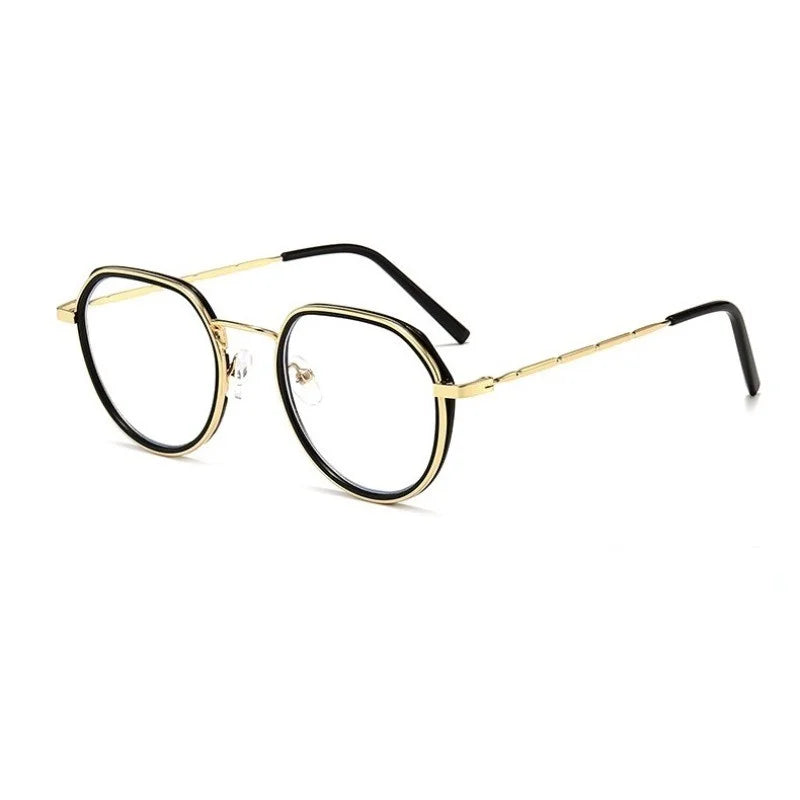 3PCS Anti Radiation Glasses for Women Retro Round Frame Fashion Eyeglasses