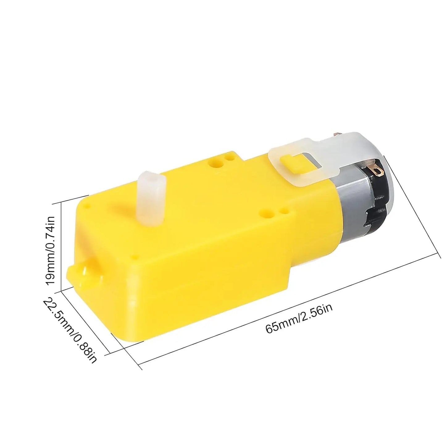 4pcs TT Motor Electric Motor DC 3V-6V Dual Shaft Geared Motor Gearbox Engine Motor for Smart Car Robot Toys Cars Chassis Models