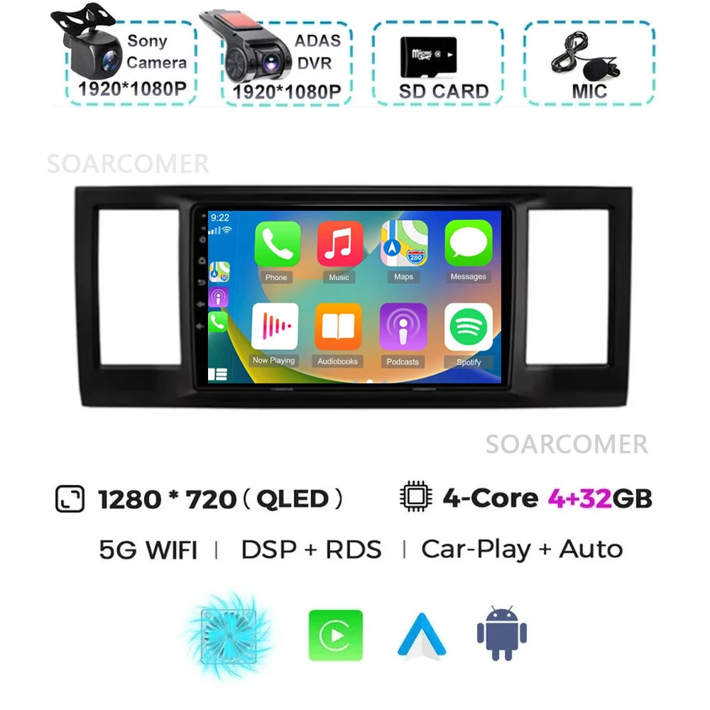 For VW Volkswagen Caravelle 6 T6 2015-2020 GPS DVD DSP Car Radio Multimedia Video Player Android 15 Auto Carplay Navigation