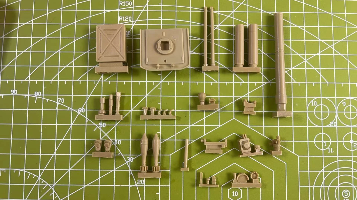 120mm Die Casting Resin Model Assembly Kit Model Kit Grey Status