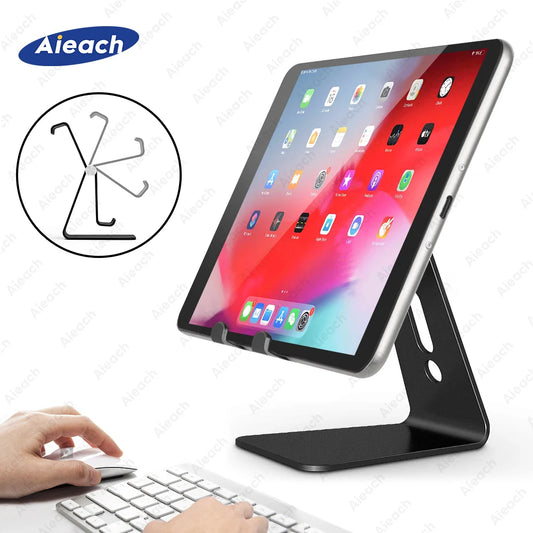 Universal Metal Tablet Stand for iPad Android 7.9–11" Rotation Hold Desk Mount