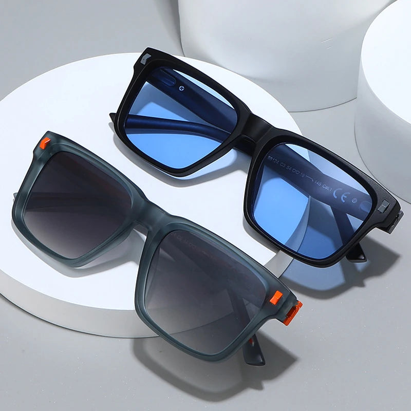 JNPCXI New Square Sunglasses Unisex Retro Style UV Protection Casual Sun Glasses for Men Women