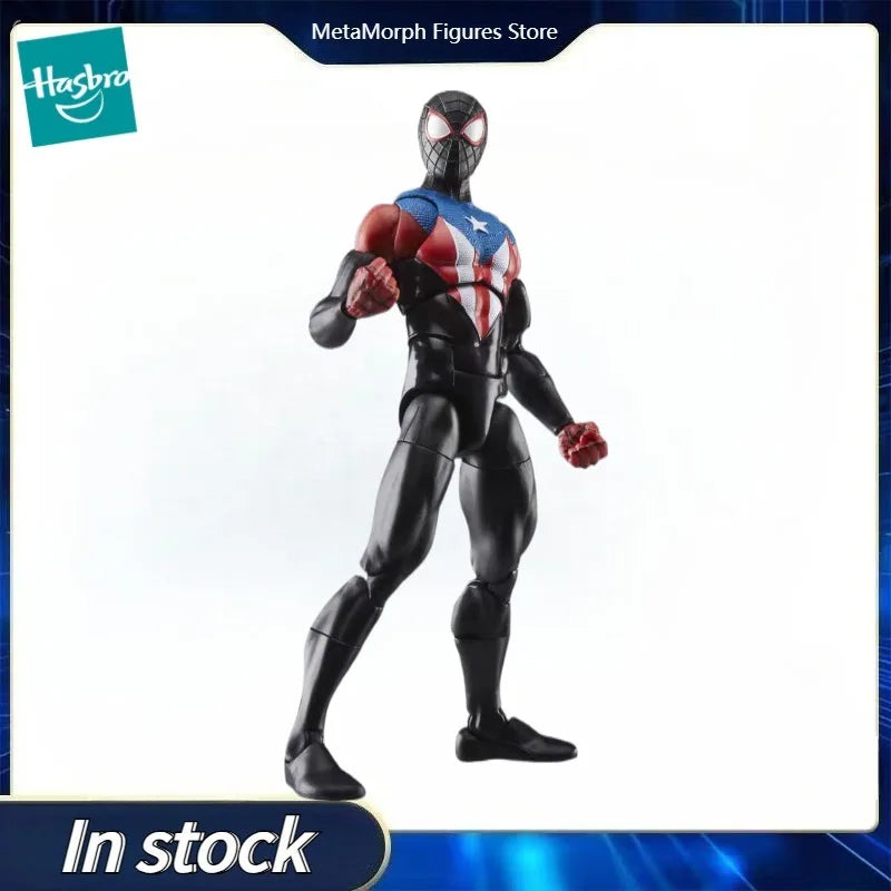 Original Hasbro Marvel Legends Series Spider-Man 2 Peter Parker MILES MORALES BORICUA SUIT Action Figure Collection Ornament Toy