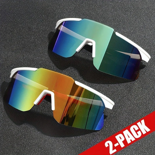 Unisex sports sunglasses, UV400 windproof and dustproof, suitable for daily sports use