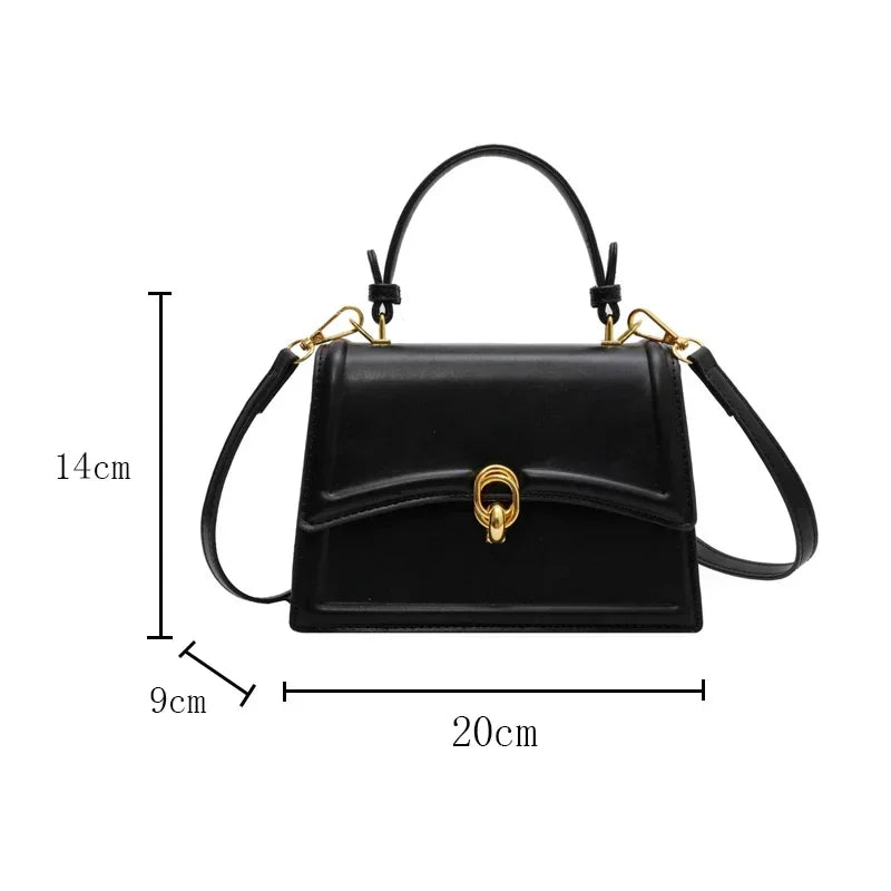 New Small PU Leather Crossbody Bags for Women 2026 Simple Totes Shoulder Bag Lady Luxury Brand Designer Handbags and Purses