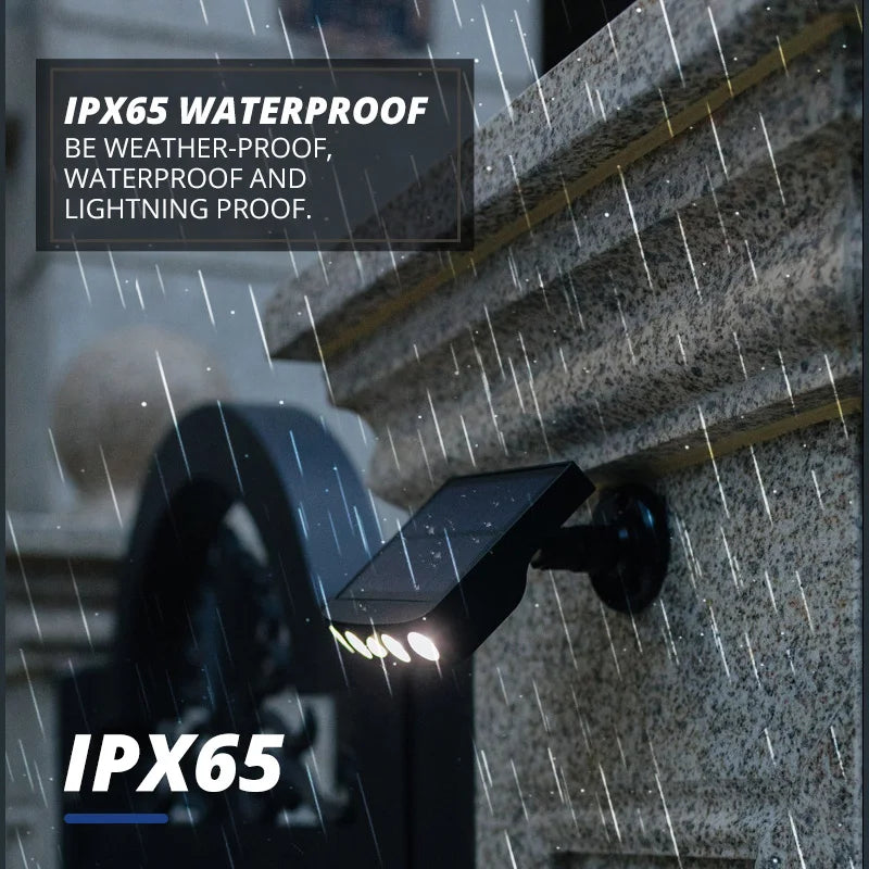 Solar Powered Led Wall Light Outdoor Motion Sensor Waterproof IP65 Lighting Home