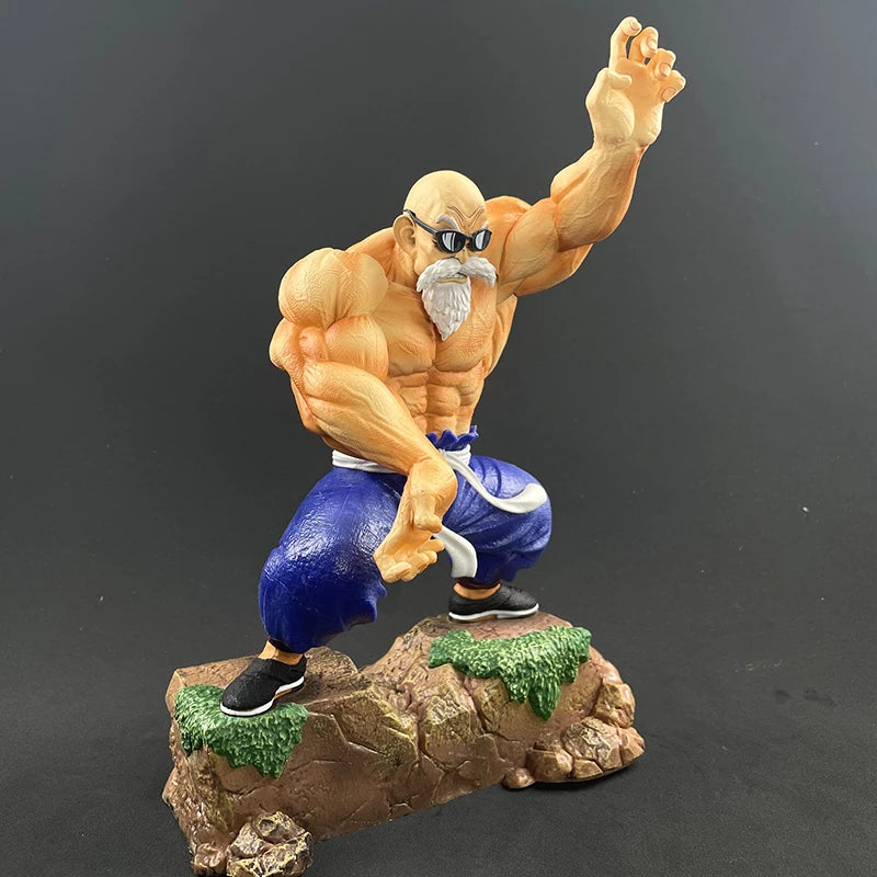 Dragon Ball Master Roshi Figure Kame Sennin Figurine With Base 26CM PVC Action Figures Collection Model Toys for Children Gifts